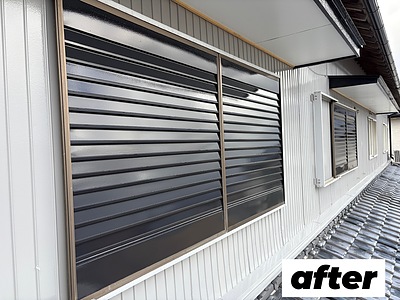 塗装工事完工いたしました