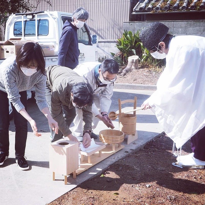 地鎮祭　Ota建築設計