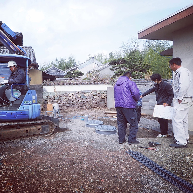 現地打ち合わせ　Ota建築設計