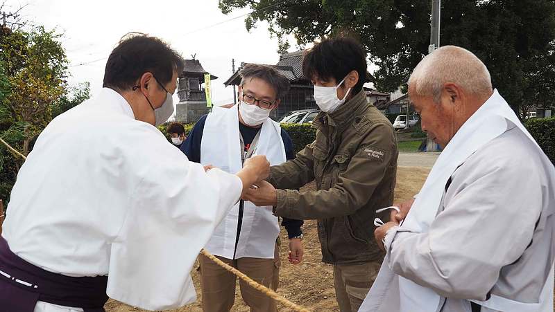 地鎮祭　Ota建築設計