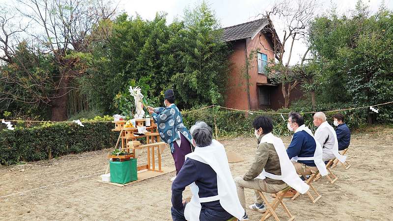 地鎮祭　Ota建築設計