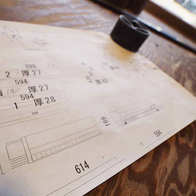 手作り木製サッシ　Ota建築設計