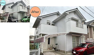 塗装工事BeforeAfter1