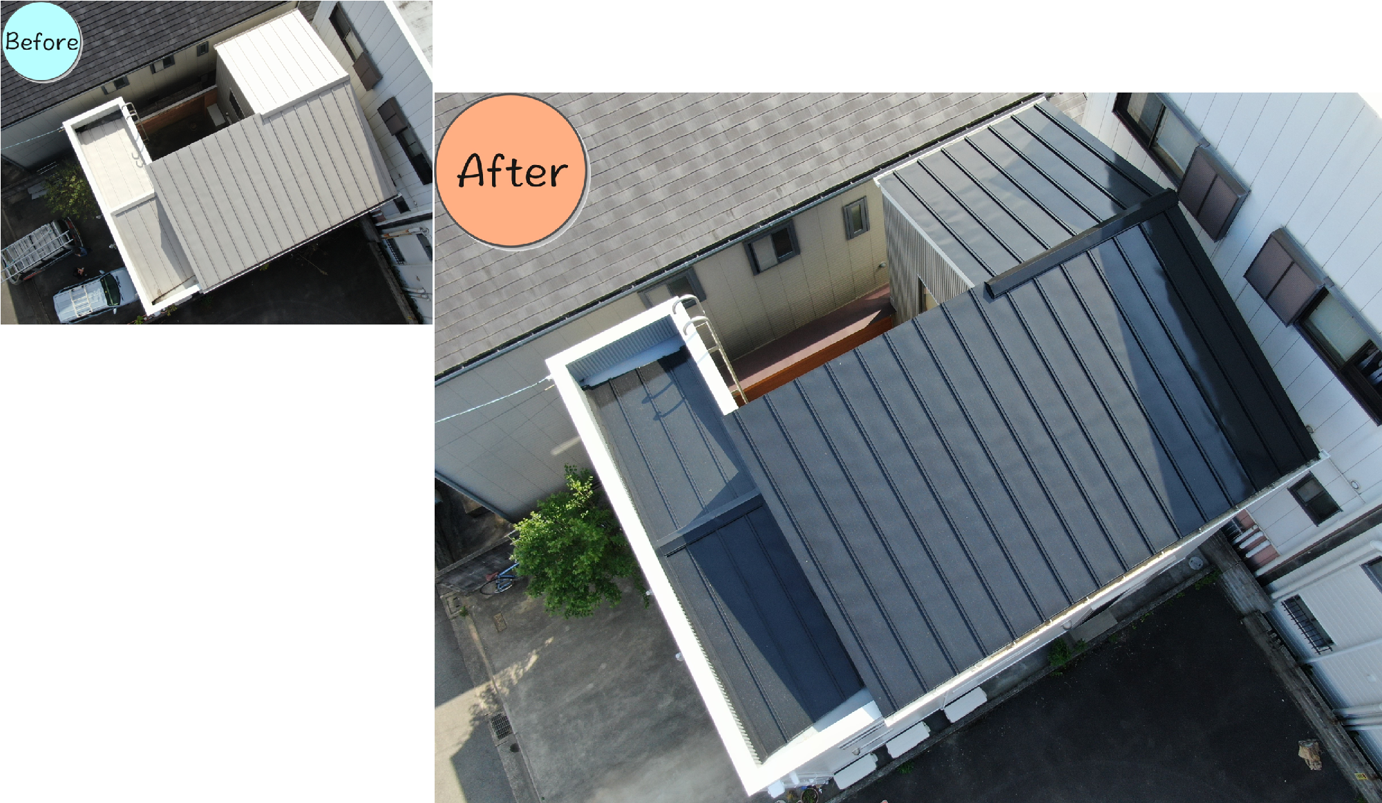 徳島市明神町T様邸[屋]BeforeAfter