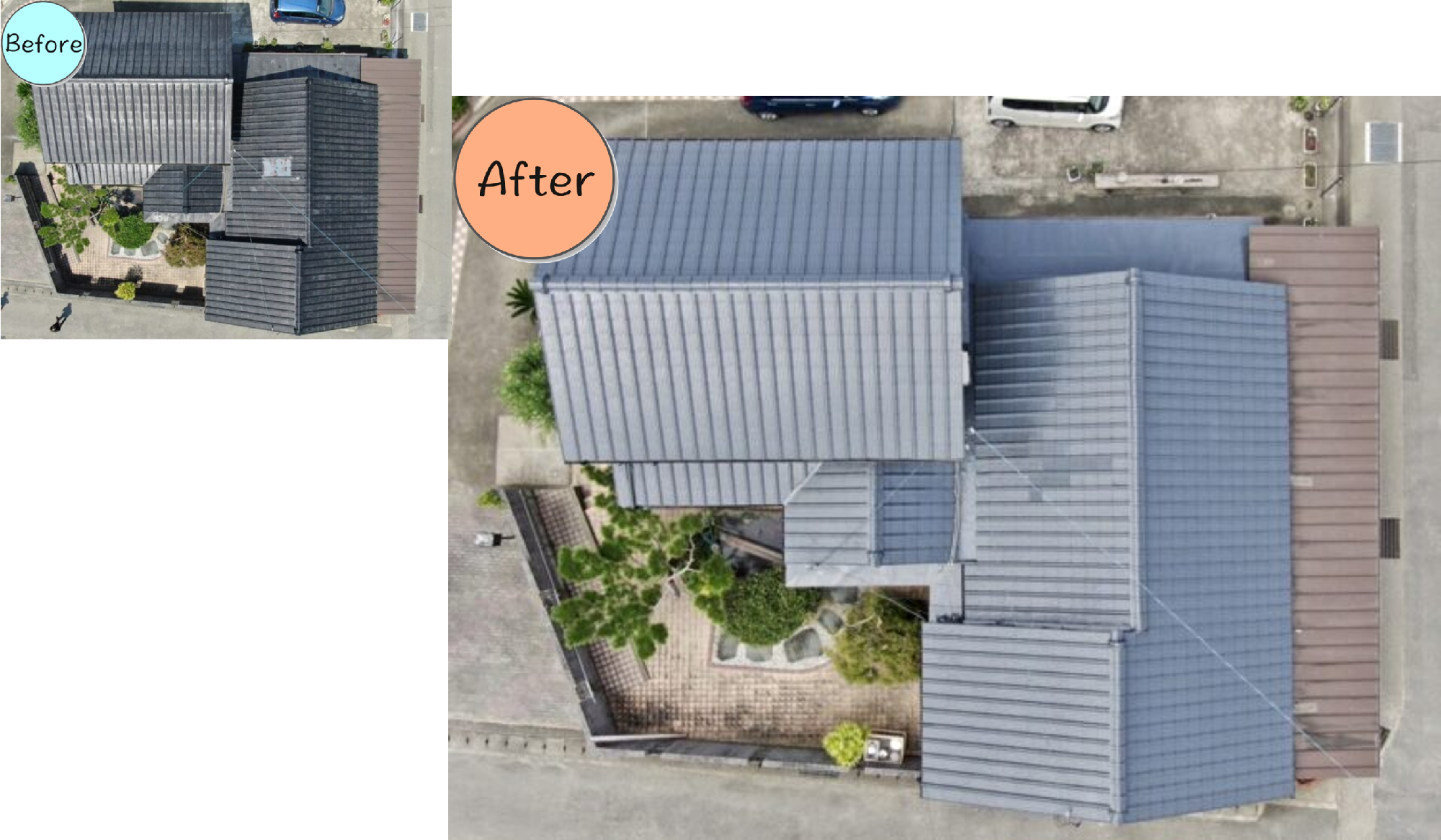 吉野川市鴨島町M様邸[屋]BeforeAfter