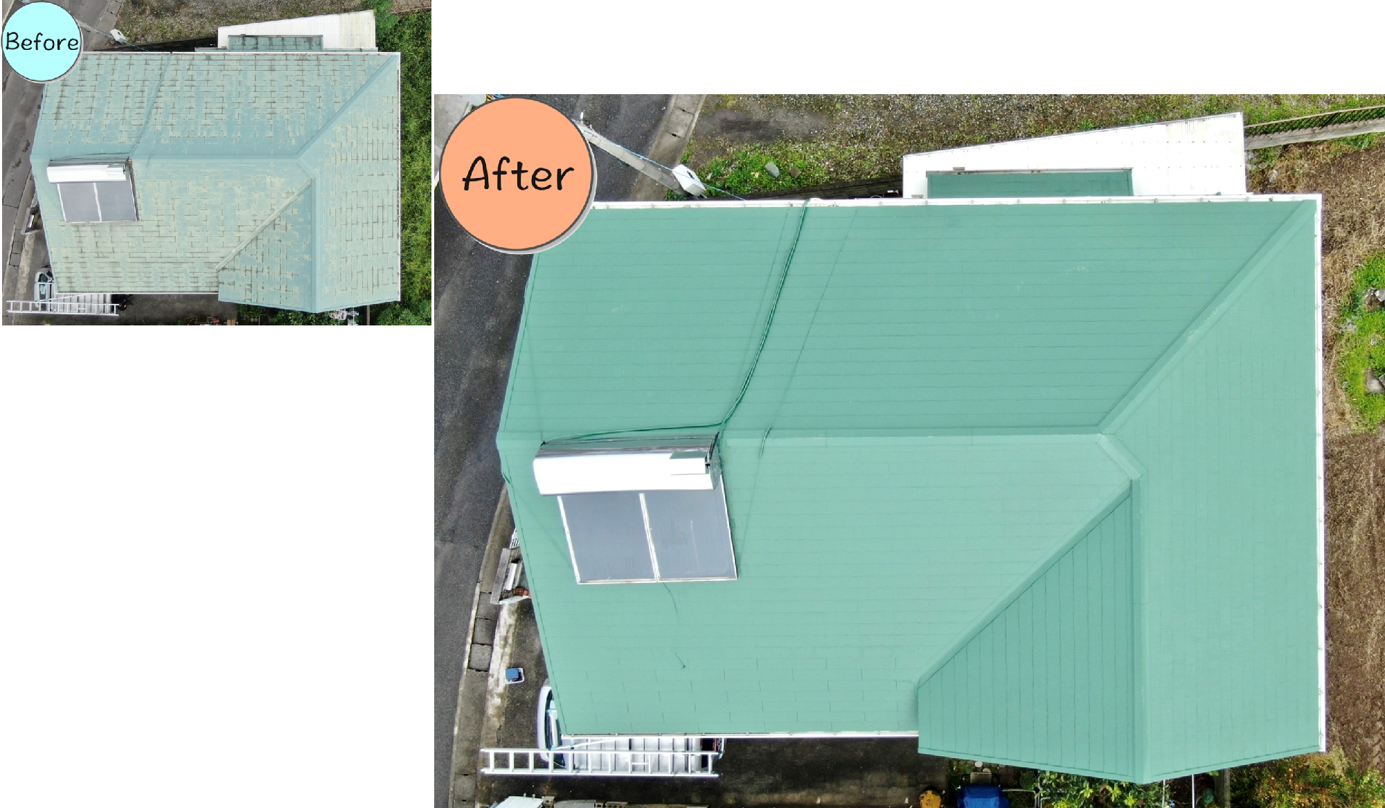 徳島市国府町O様邸[屋]BeforeAfter