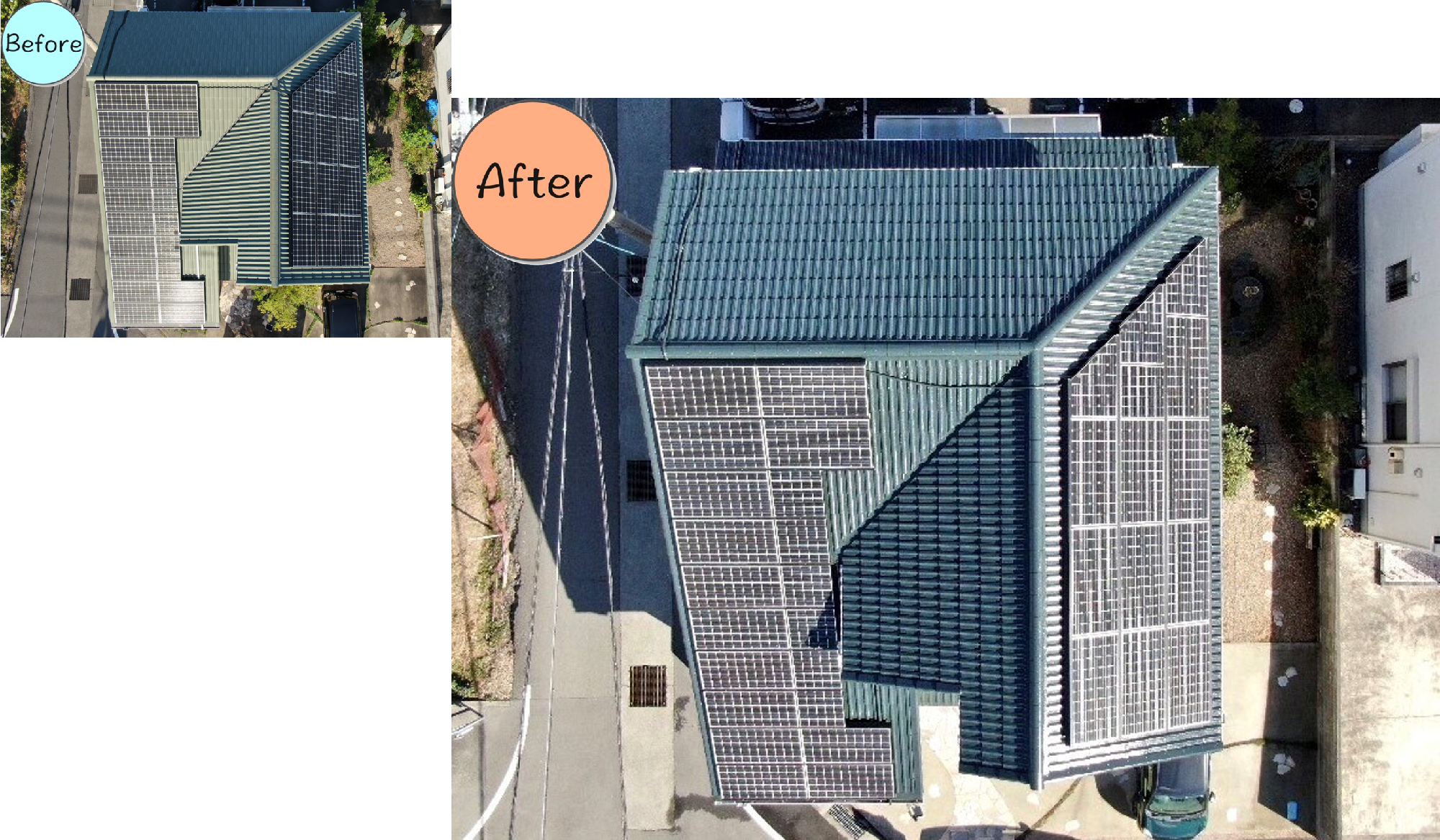 小松島市金磯町M様邸[屋]BeforeAfter