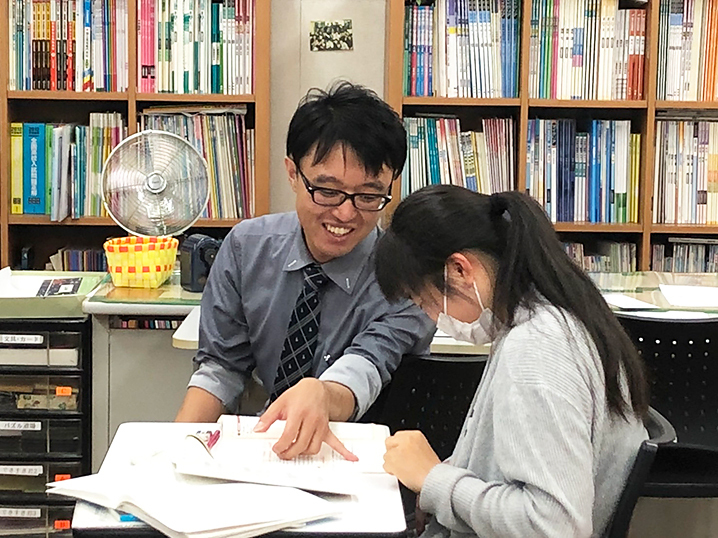 原田恭兵さん学習指導風景