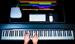 作編曲レッスンの様子