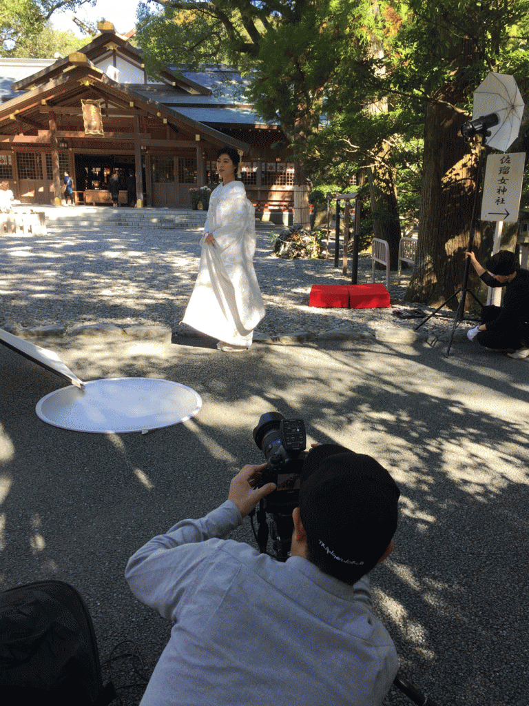 日本の結婚式 瀧本美織さん1