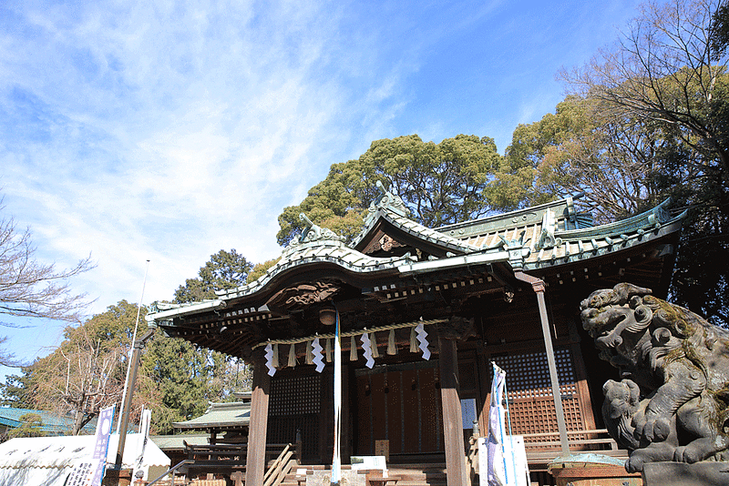 代々木八幡社殿