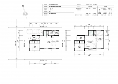 36坪　6.25間　西入　木造2階建て　タイプB