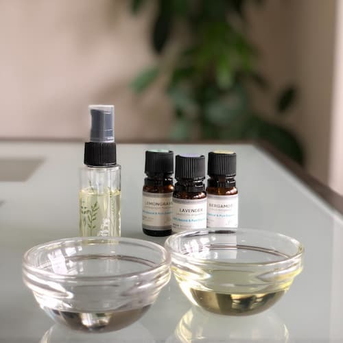 手作りアロマヘアケアオイル