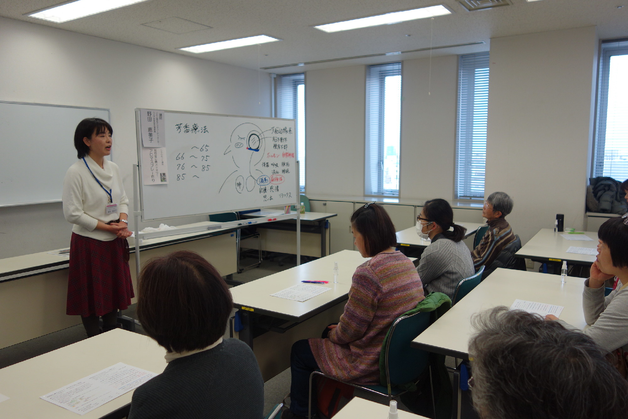 八王子市生涯学習課様‗アロマ花粉症スプレー作り①