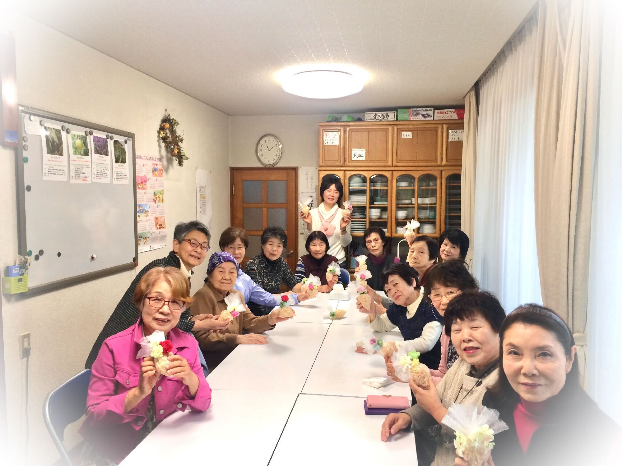 シニアクラブサンへの出張アロマ