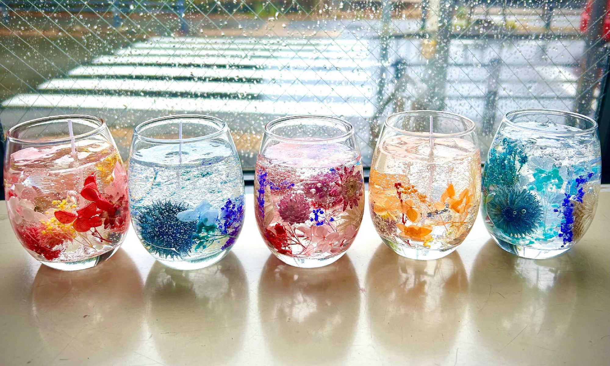 ボタニカルアロマジェルキャンドル