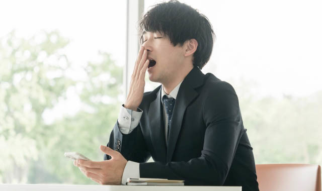 気力のない静かな退職状態の社員