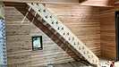 地元の桧を使った階段完成