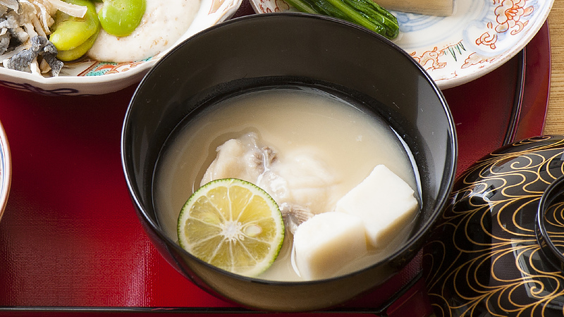 ふぐの白味噌椀