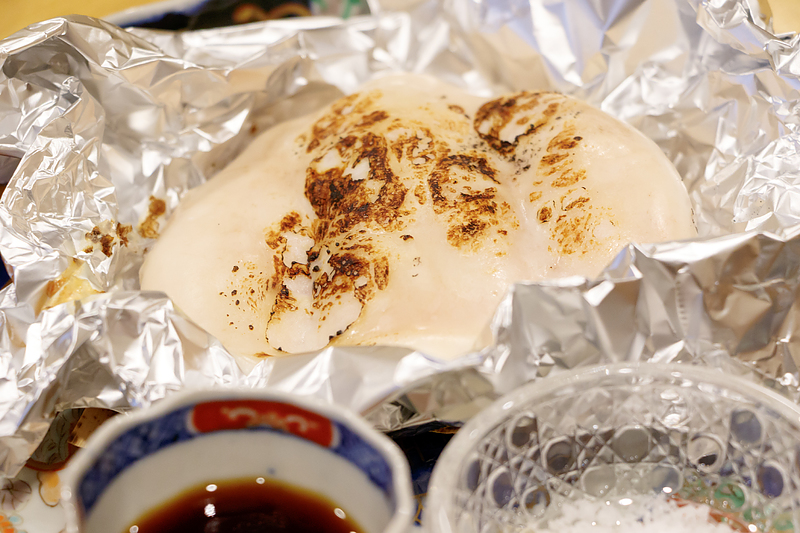 ぎんざ姿の焼き白子