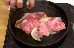 ぎんざ姿のすき焼き