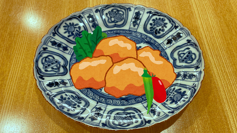 唐揚げのマンガ