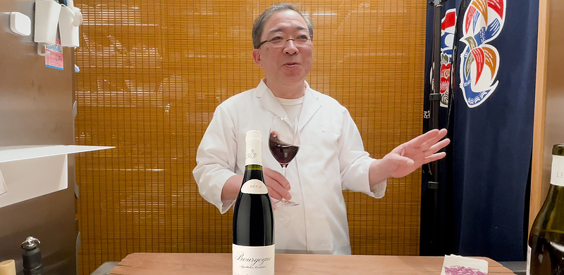 オーナーとワイン