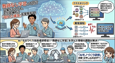 教師なし学習って何？ それは「正解なしでデータの共通点を探す手法」です！