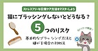 猫にブラッシングしないとどうなる？5つのリスクと基本的な方法❘嫌がる場合の対処法も解説