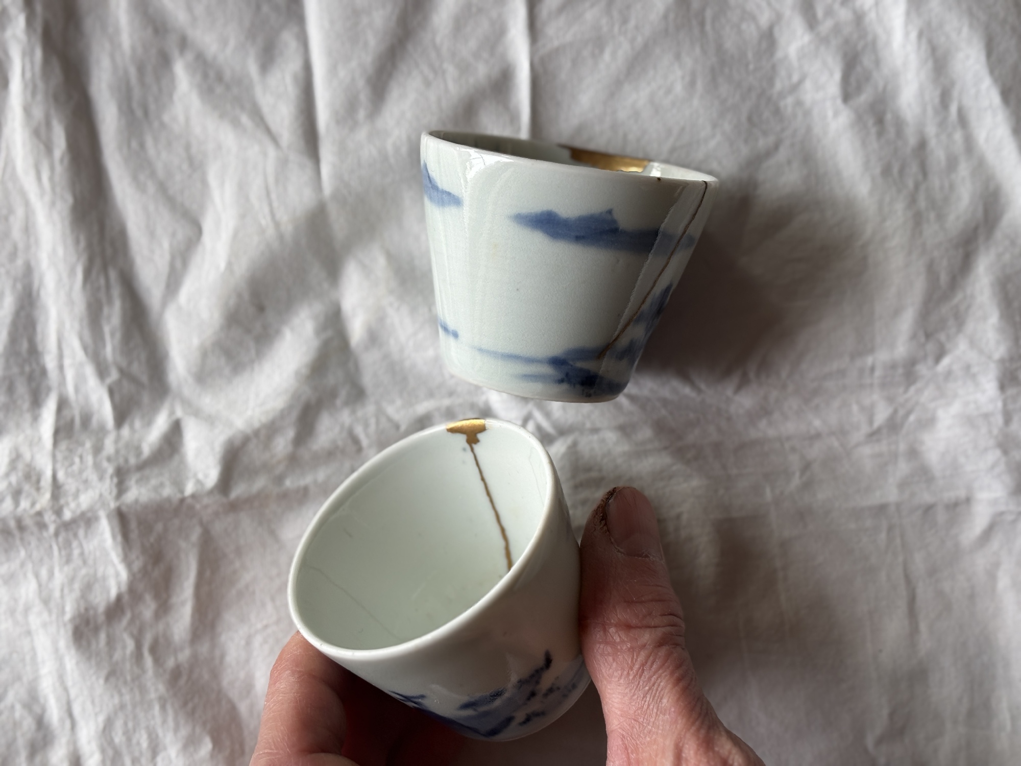 古伊万里蕎麦猪口
金蒔き仕上げ