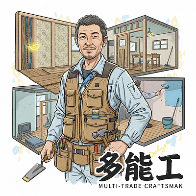 【多能工とは？】未経験から年収1000万を目指す 「職人のキャリア戦略」完全ガイド