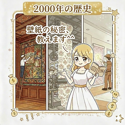 【完全版】壁紙2000年の歴史｜起源からAI時代まで なぜこの技術は「一生モノ」の価値を持ち続けるのか？
