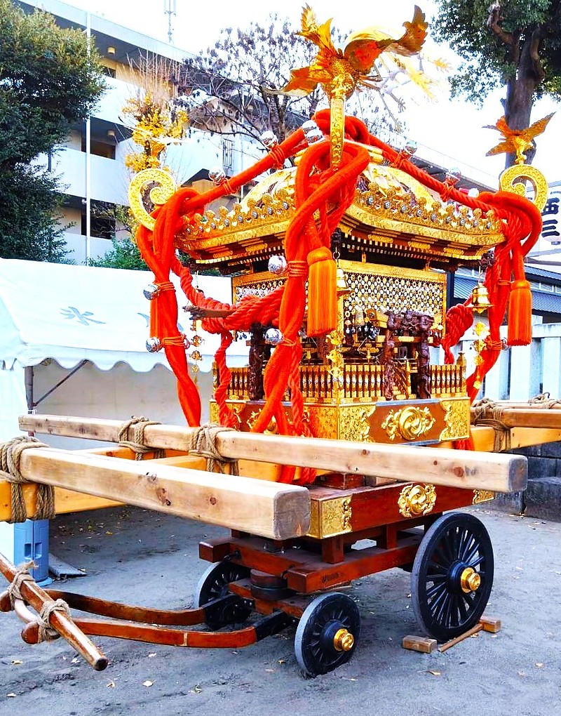 2025新年氷川神社のおみこし