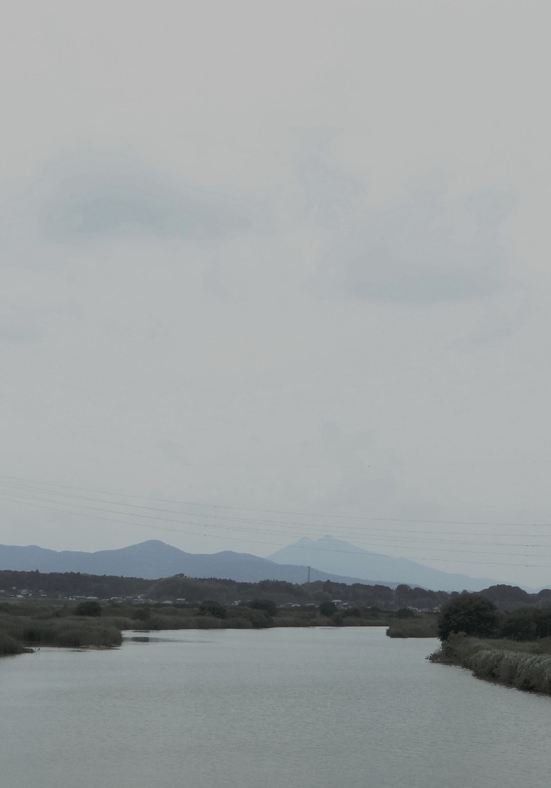 恋瀬川と筑波山 恋瀬川と筑波山