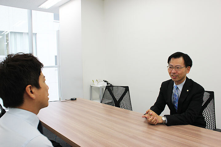 桑原博史さん相談風景