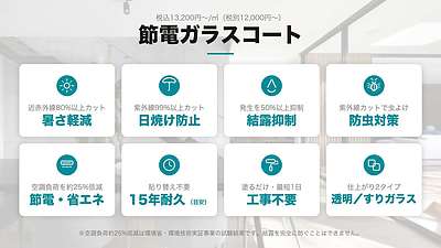 「節電ガラスコート」とは？