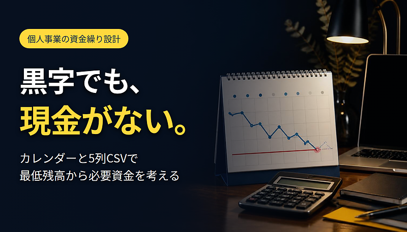 資金繰りは日付で見る 資金繰りは日付で見る
