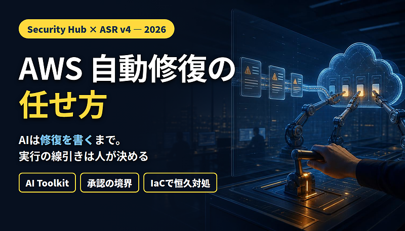 AWS自動修復の任せ方 AWS自動修復の任せ方