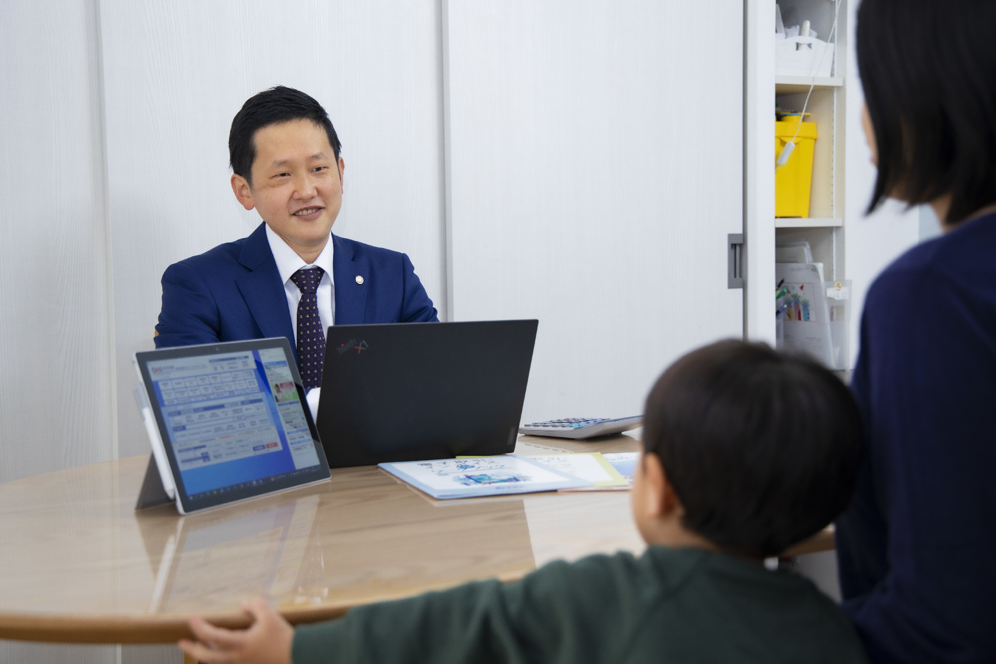 お子さん同席でのご相談も可能です。