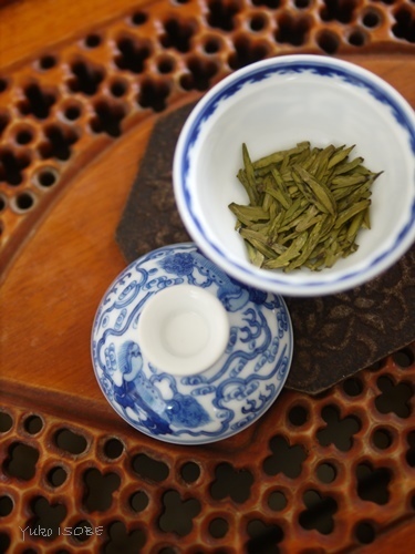 龍井茶　茶葉の量