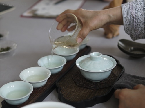 径山茶　泡茶