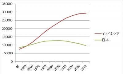 インドネシアの人口動態