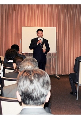 勝山宏則さん　セミナー風景