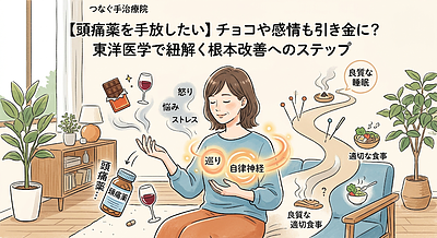 【頭痛薬を手放したい】チョコや感情も引き金に？東洋医学で紐解く根本改善へのステップ