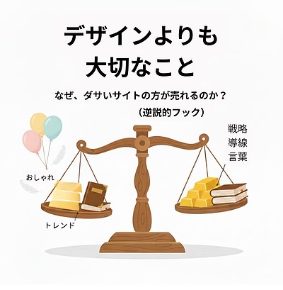 おしゃれなだけのホームページが売上につながらない理由