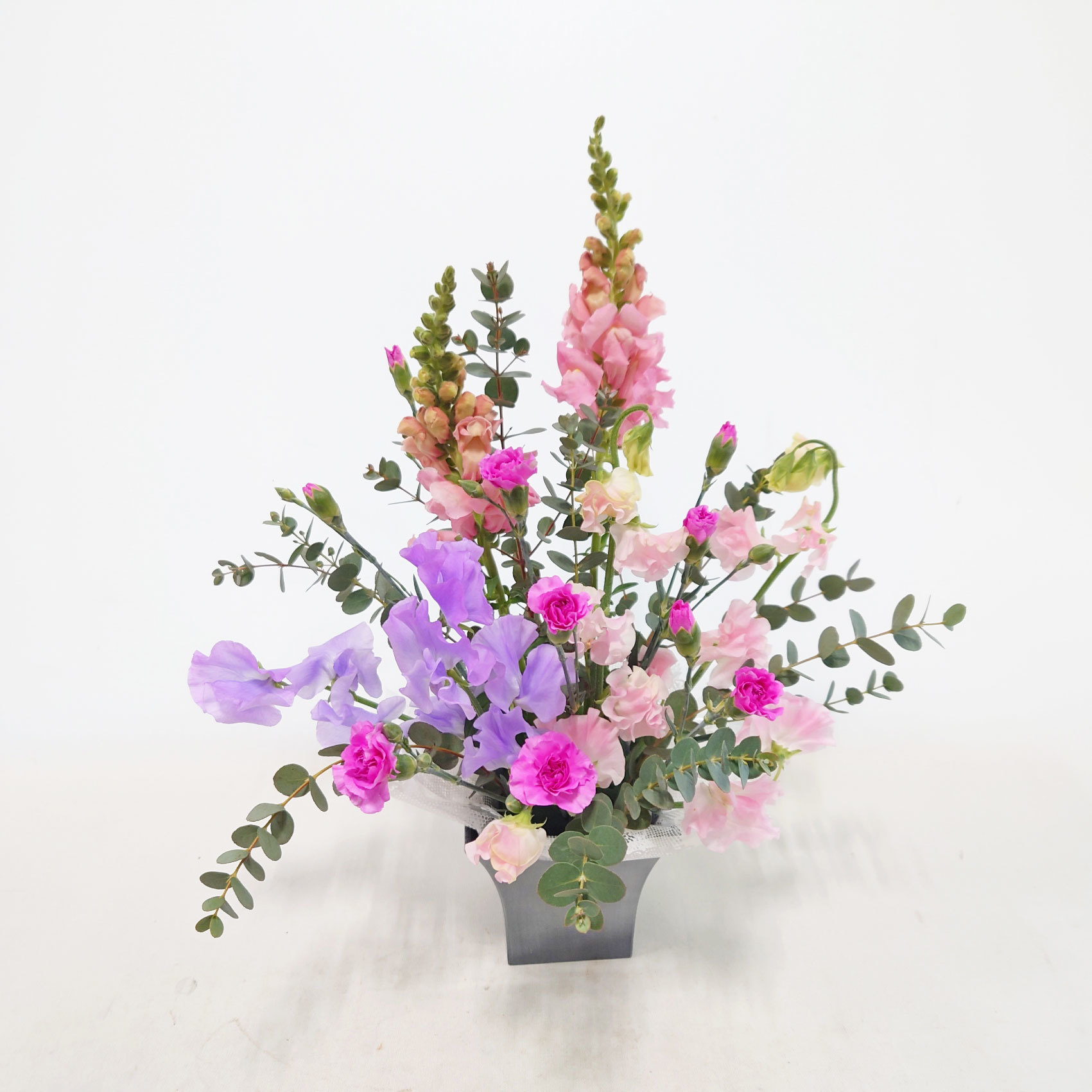 3月12日④「優しい春」ストック、スイートピー他