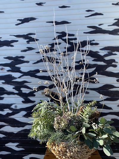 クリスマスアレンジでお祝いを