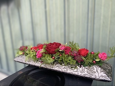 個展のお祝いに