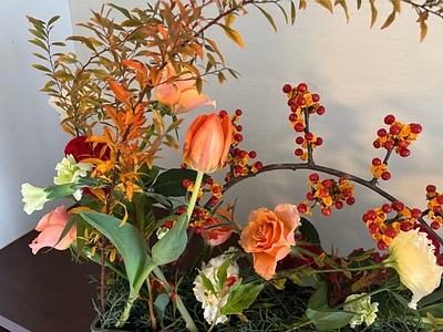 季節の室らいレッスン「茜色に染まる越中の秋」