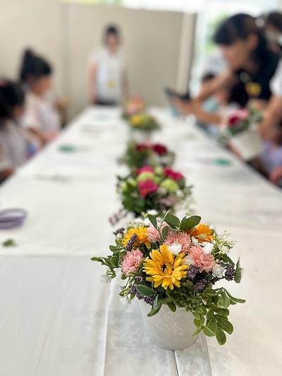 子どもたちに「花の楽しさ」を伝えることが、今、私たちの一番の喜びです。